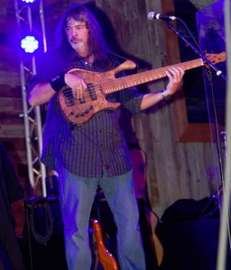 Ray Salyer with his Clement Phoenix bass